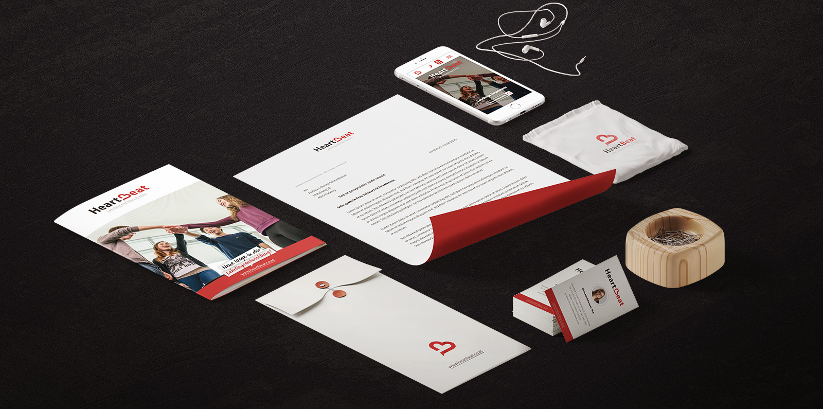 Branding / Corporate Design für HeartBeat GmbH – Zmart Büro für Marken & Websites. Branding / Corporate Design für HeartBeat GmbH – Zmart Büro für Marken & Websites.